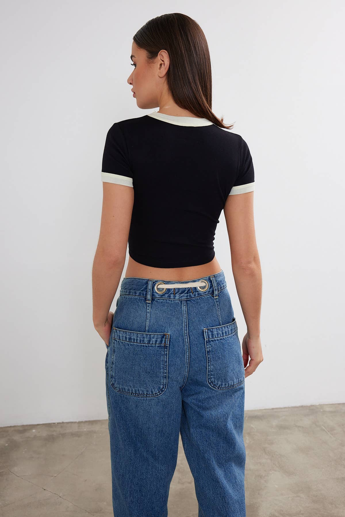 Women's New York Printed Cropped T-Shirt