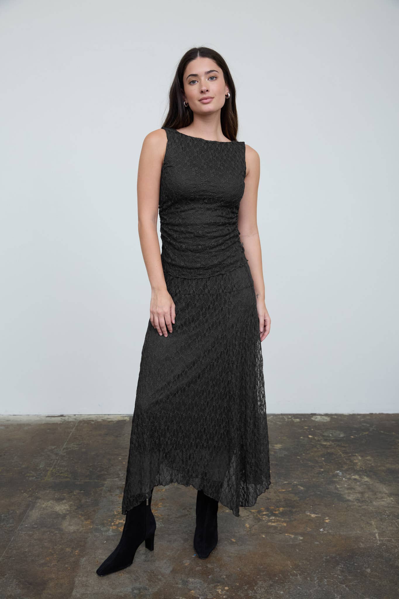 Lace Midi Skirt
