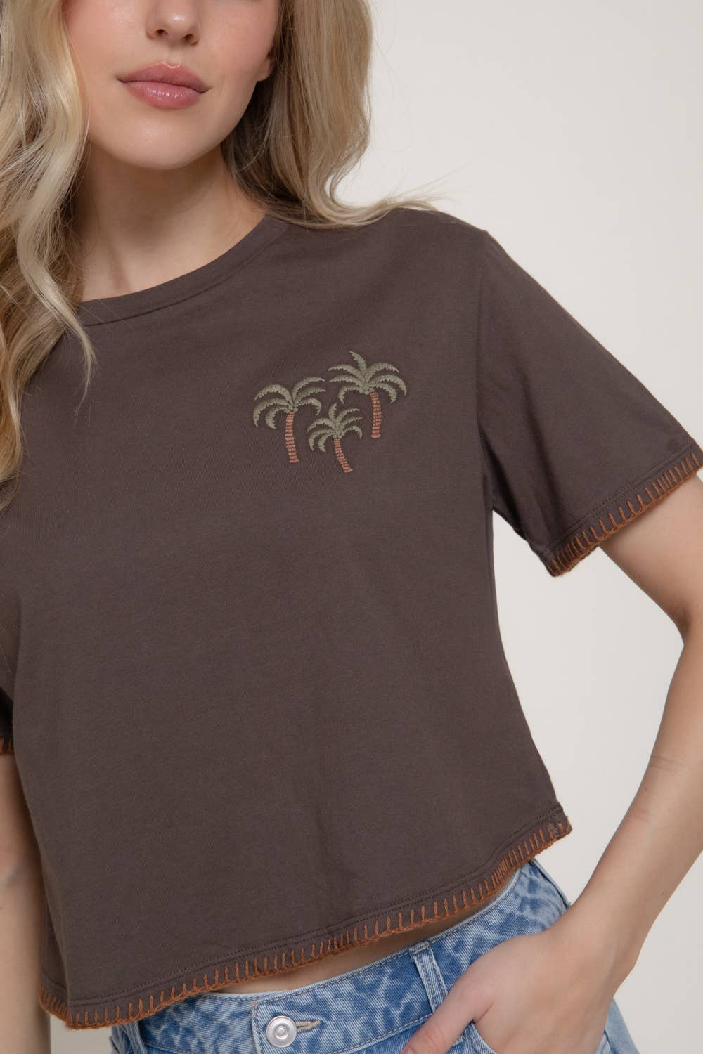 Embroidered Tee