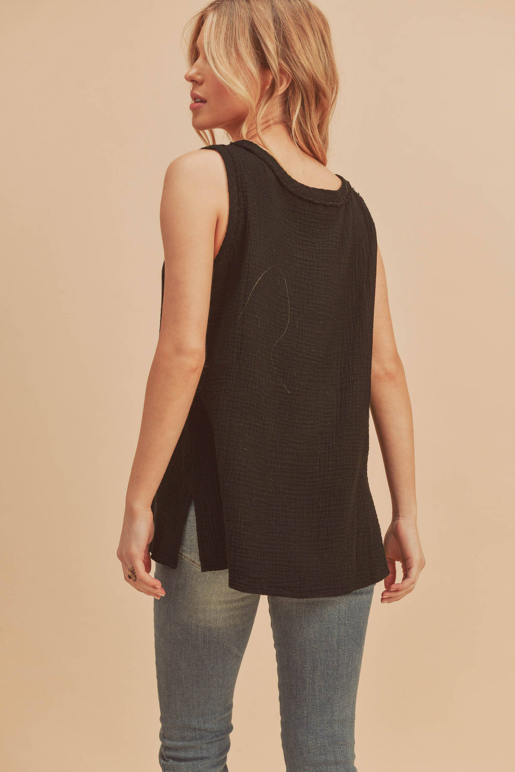 Cotton Gauze Tank Top