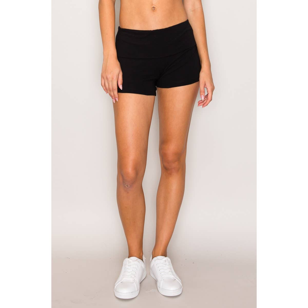 Cotton  Fold Over Shorts