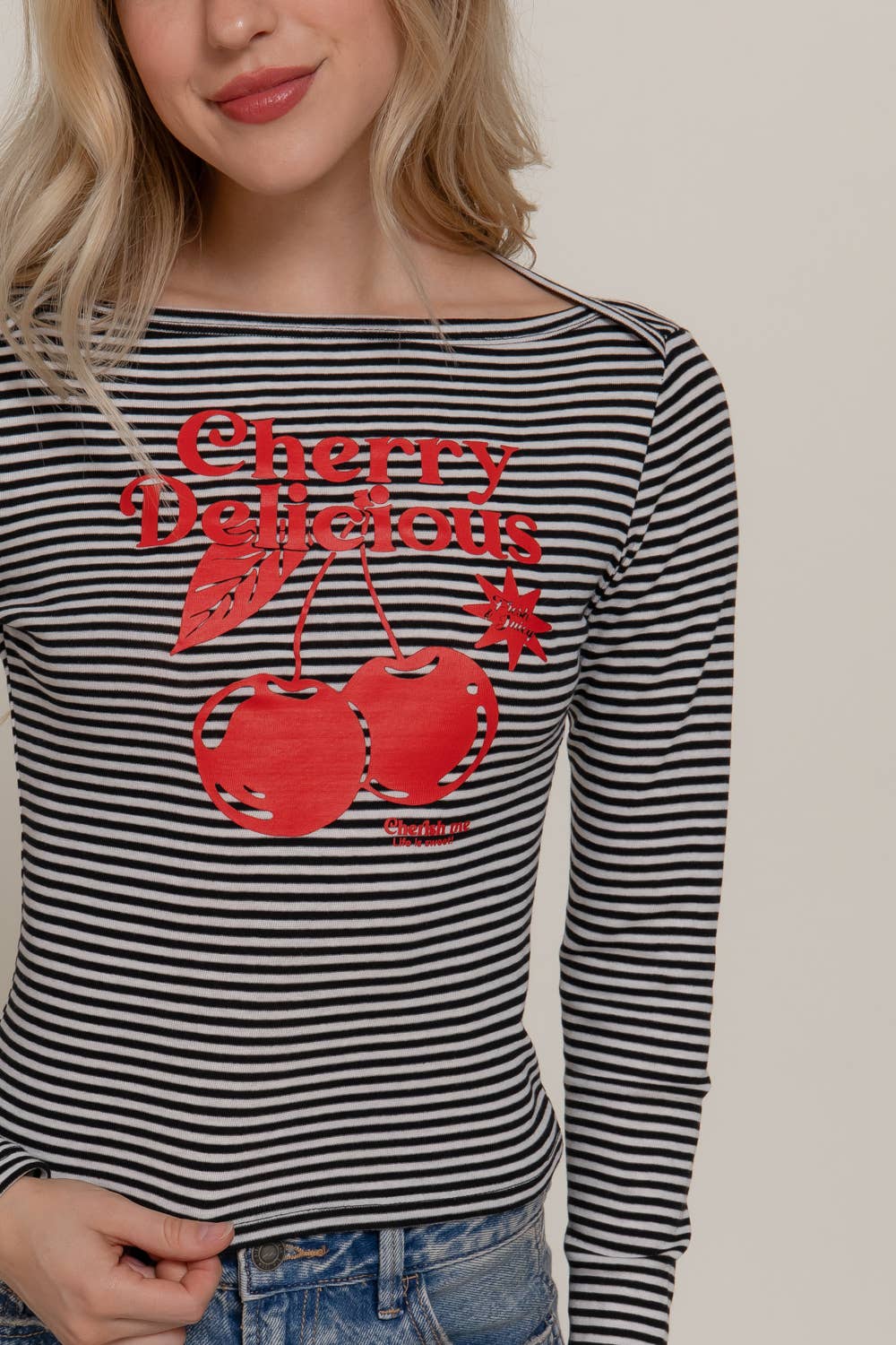 Boat Neck Very Cherry