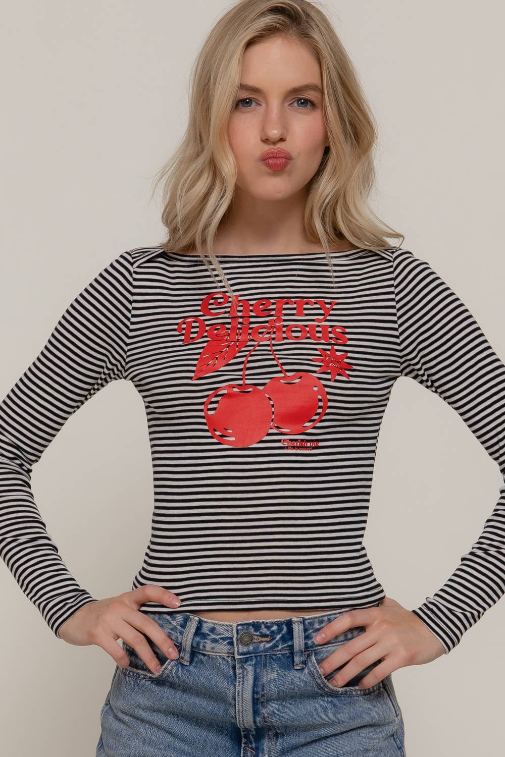 Boat Neck Very Cherry