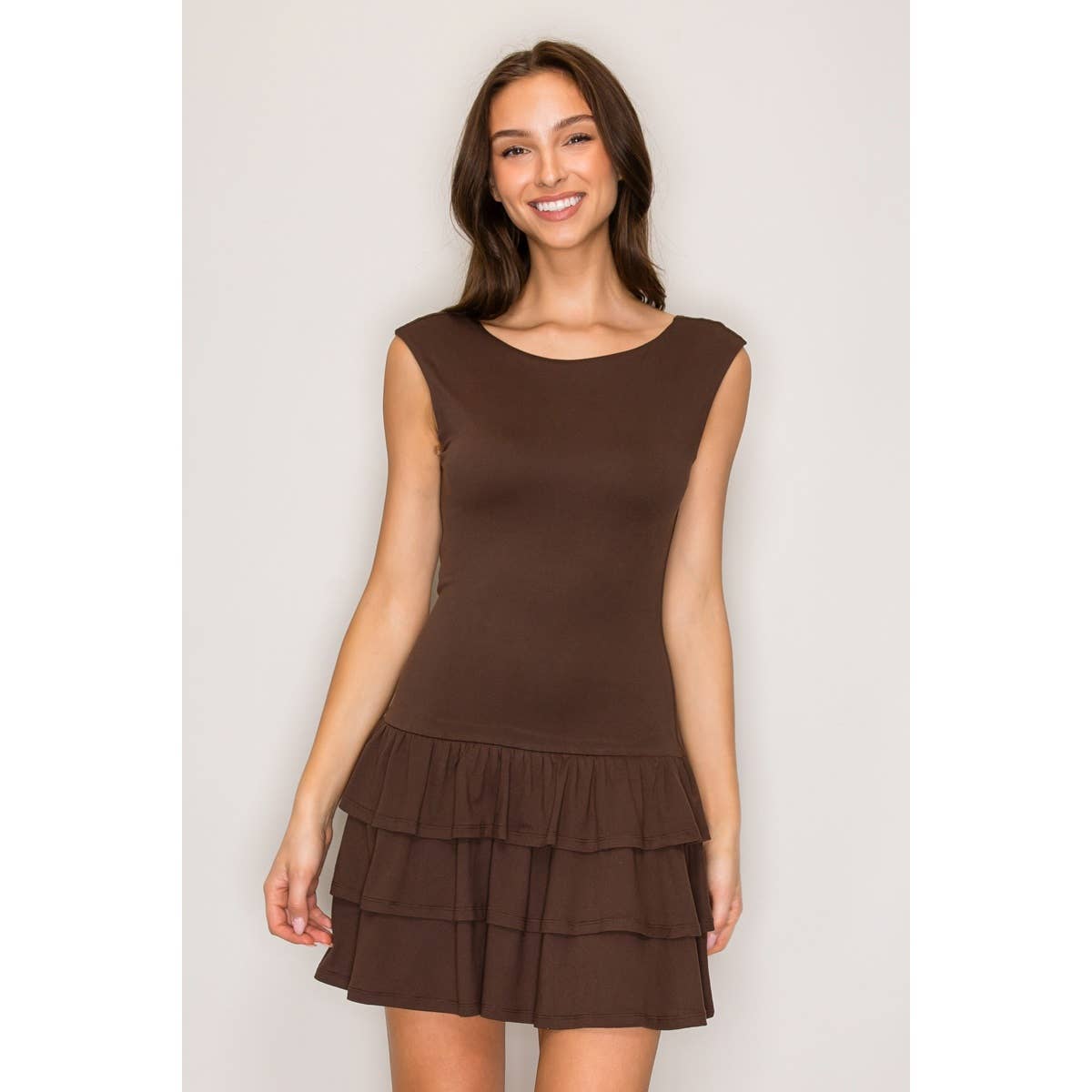 Open-Back Mini Dress