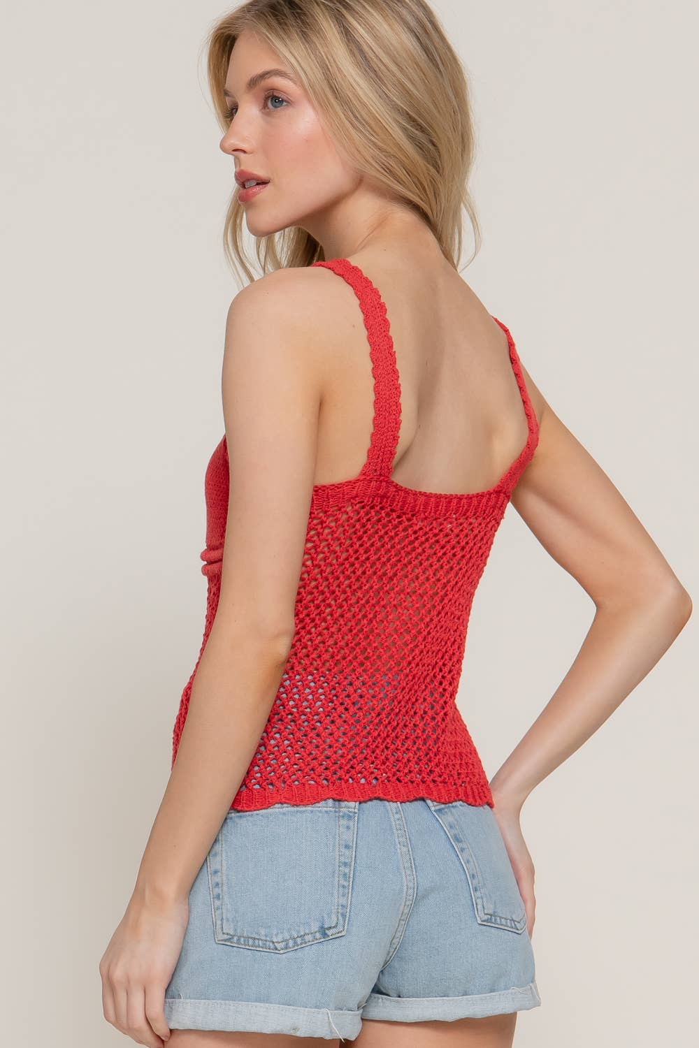 Sleeveless Crochet Top