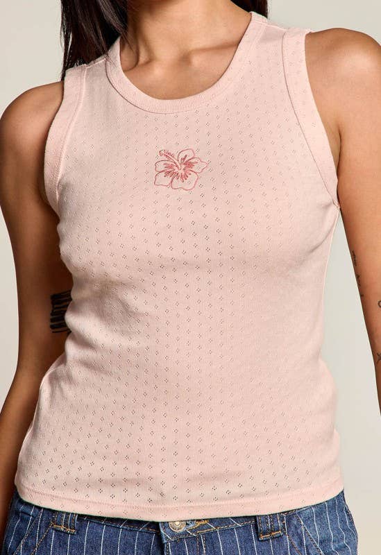Embroidered Tank