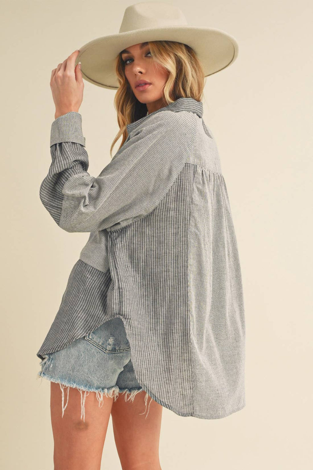 Patchwork Button Down