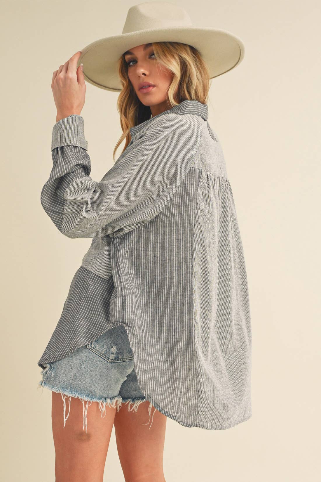 Patchwork Button Down