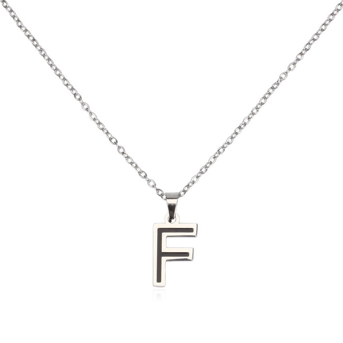 Stainless Initial Necklace