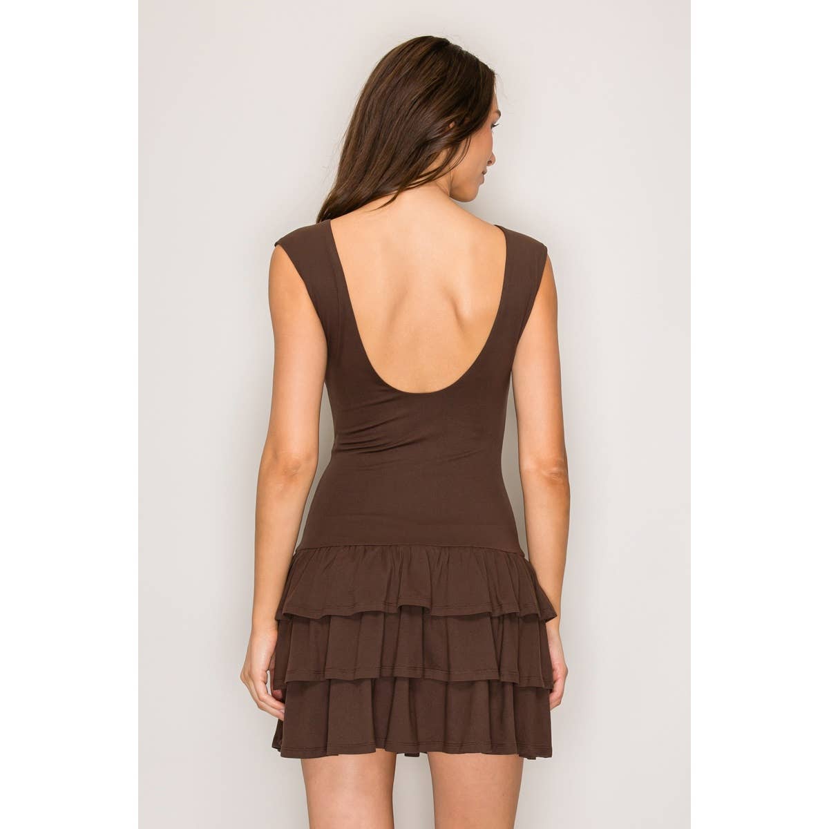 Open-Back Mini Dress