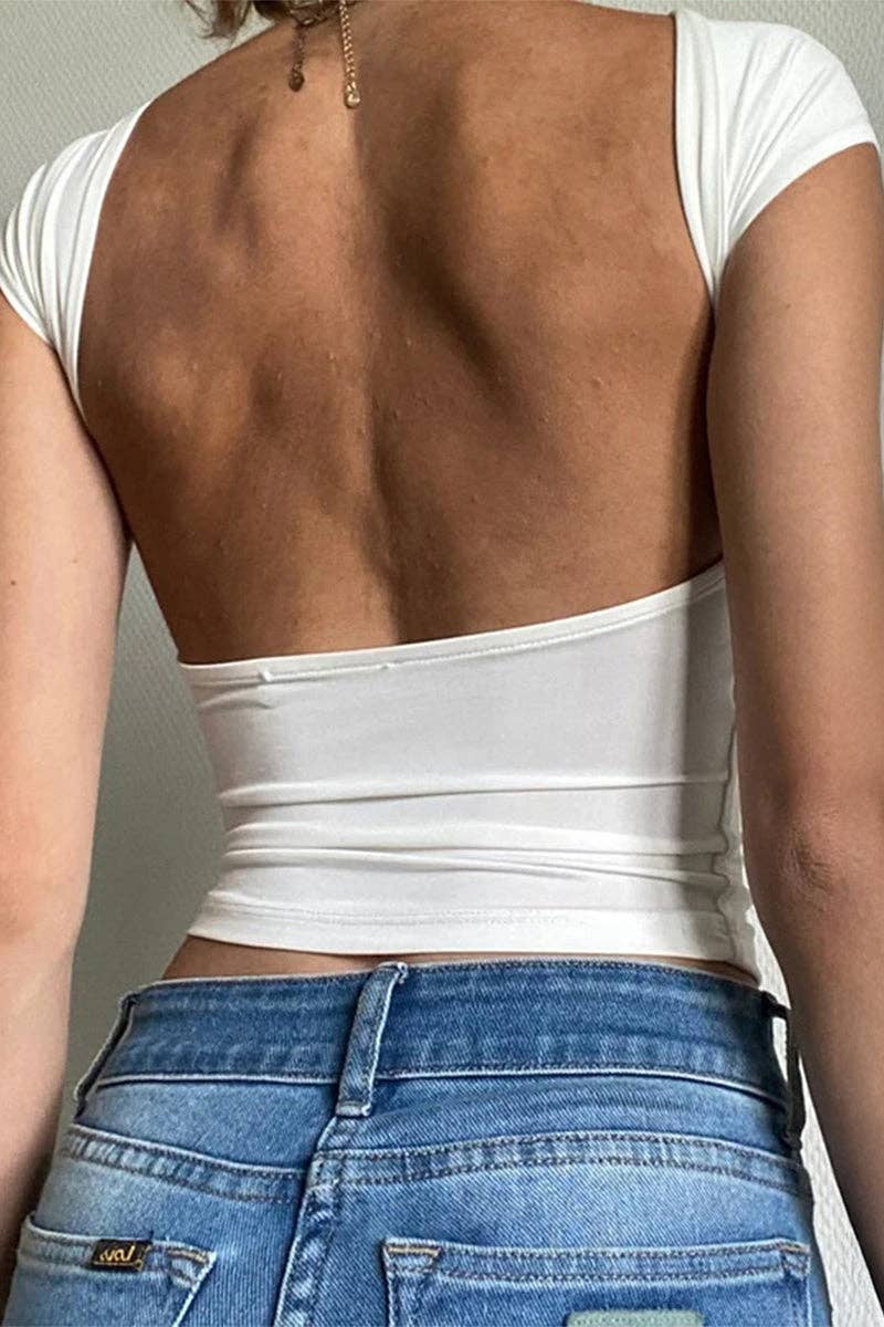 Backless Tee