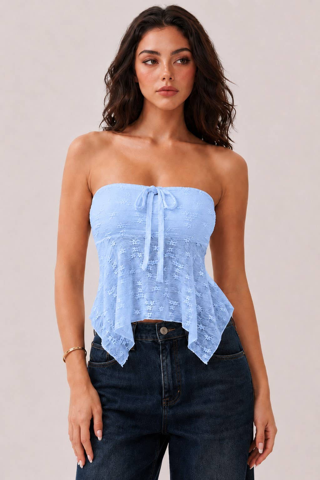 Lace Tube Top