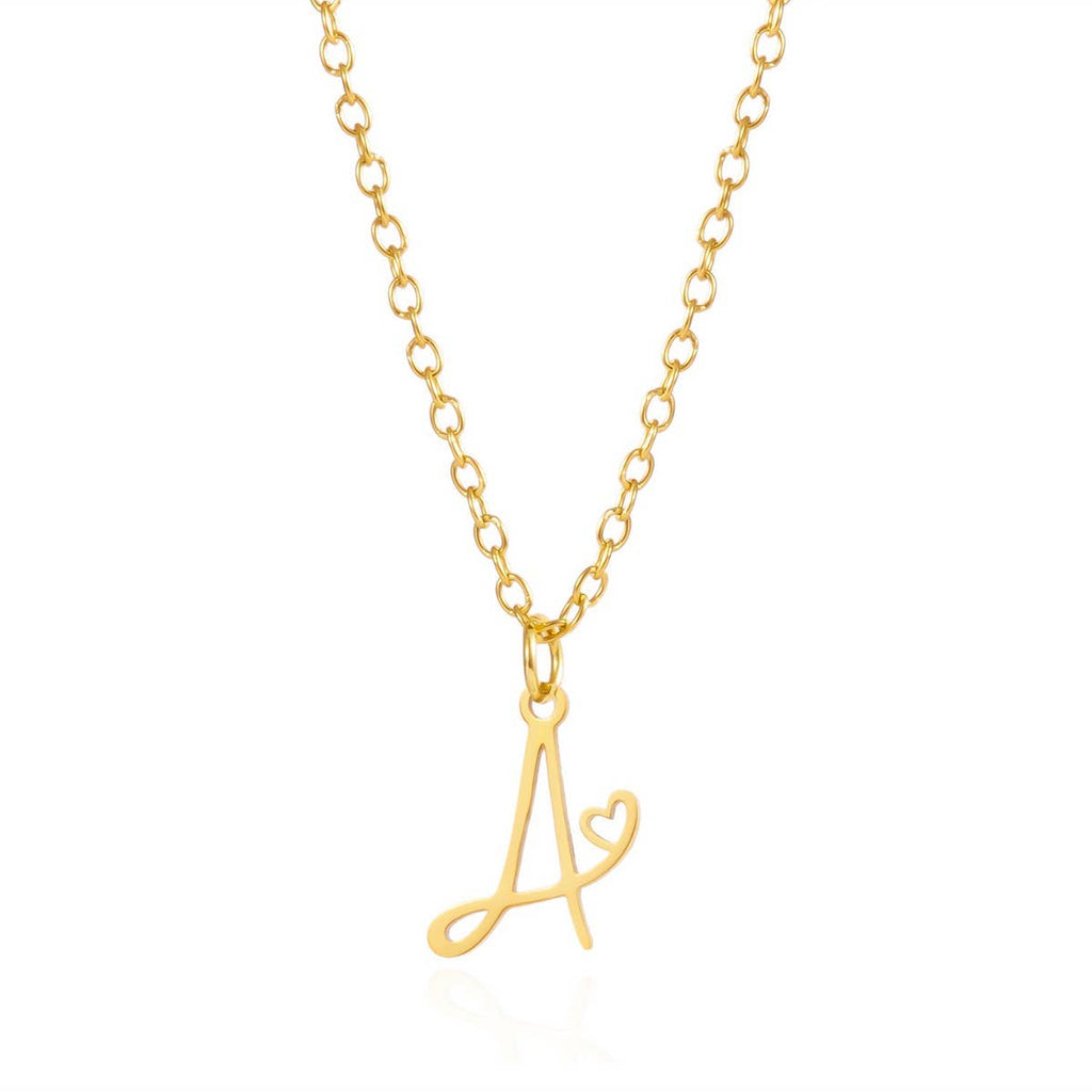Cursive Initial Necklace