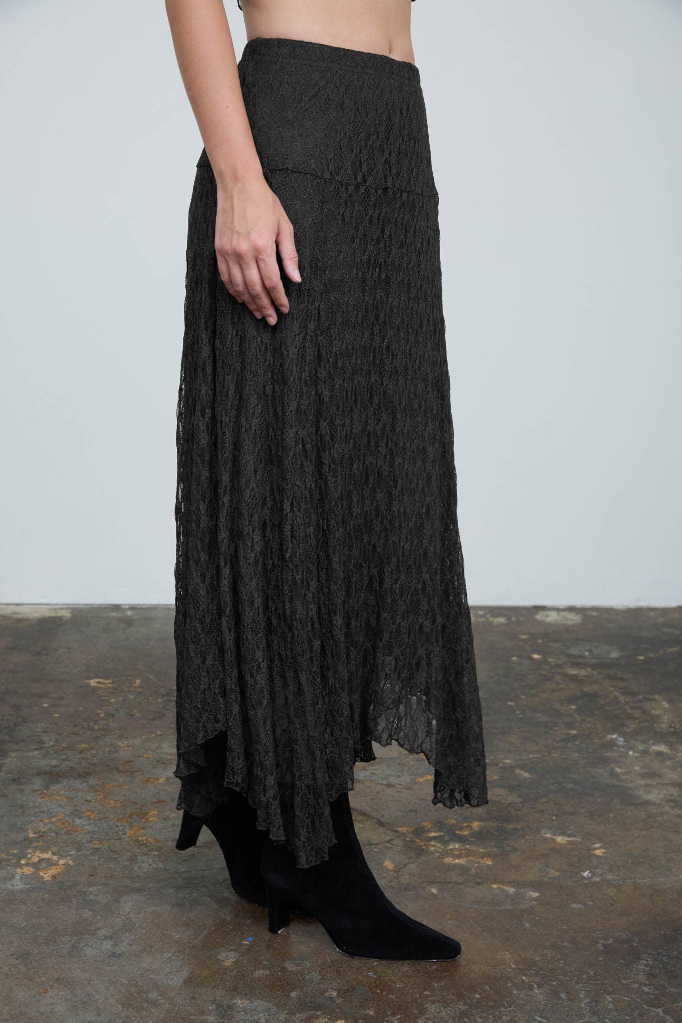 Lace Midi Skirt