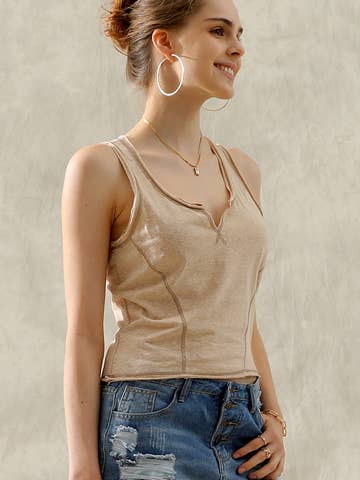 Raw Cut Tank Top