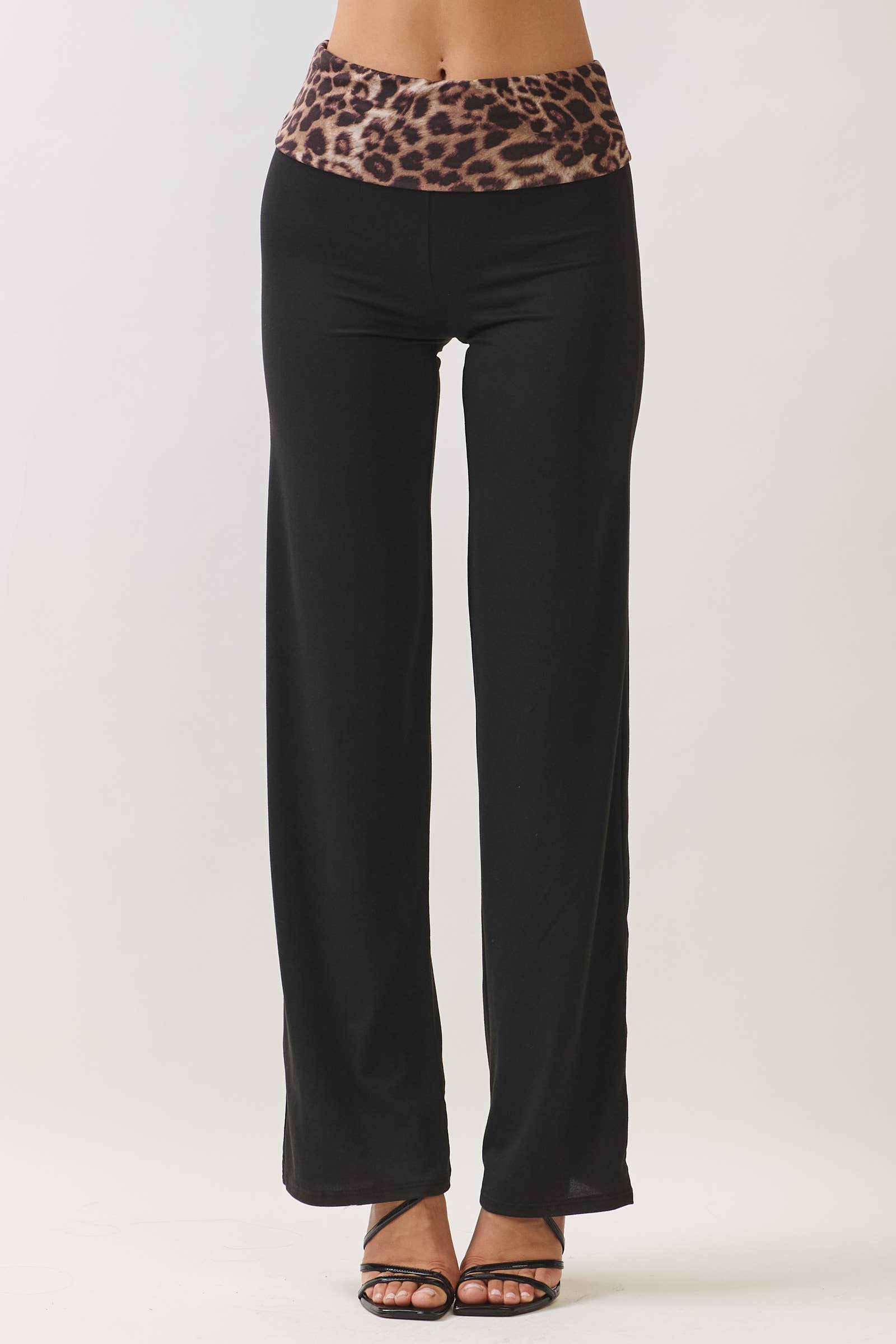 Contrast Waistband Pant