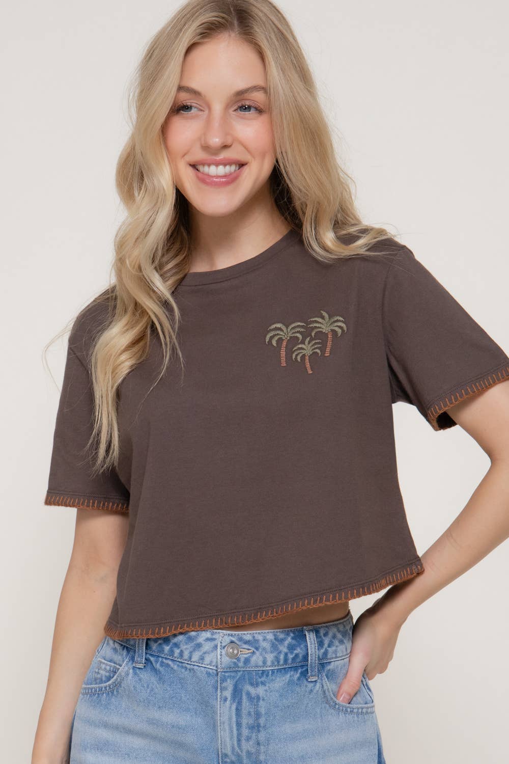 Embroidered Tee