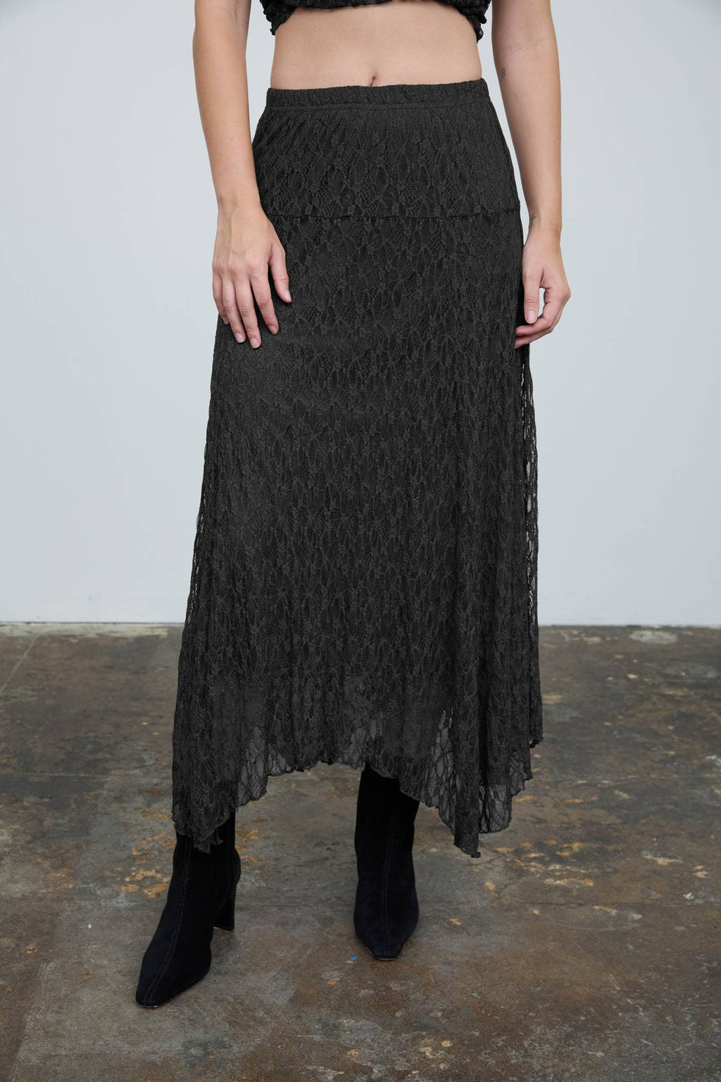 Lace Midi Skirt