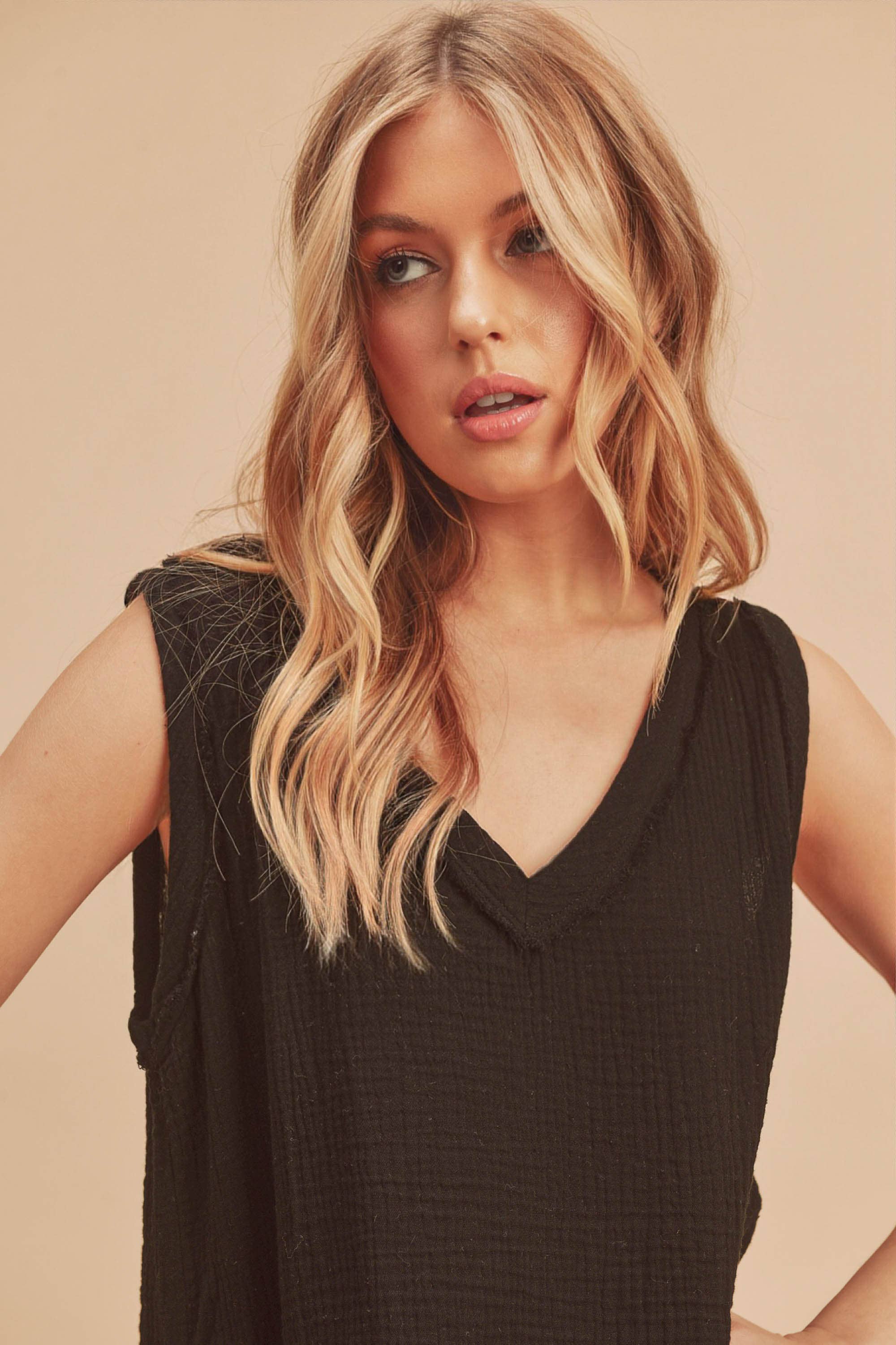 Cotton Gauze Tank Top