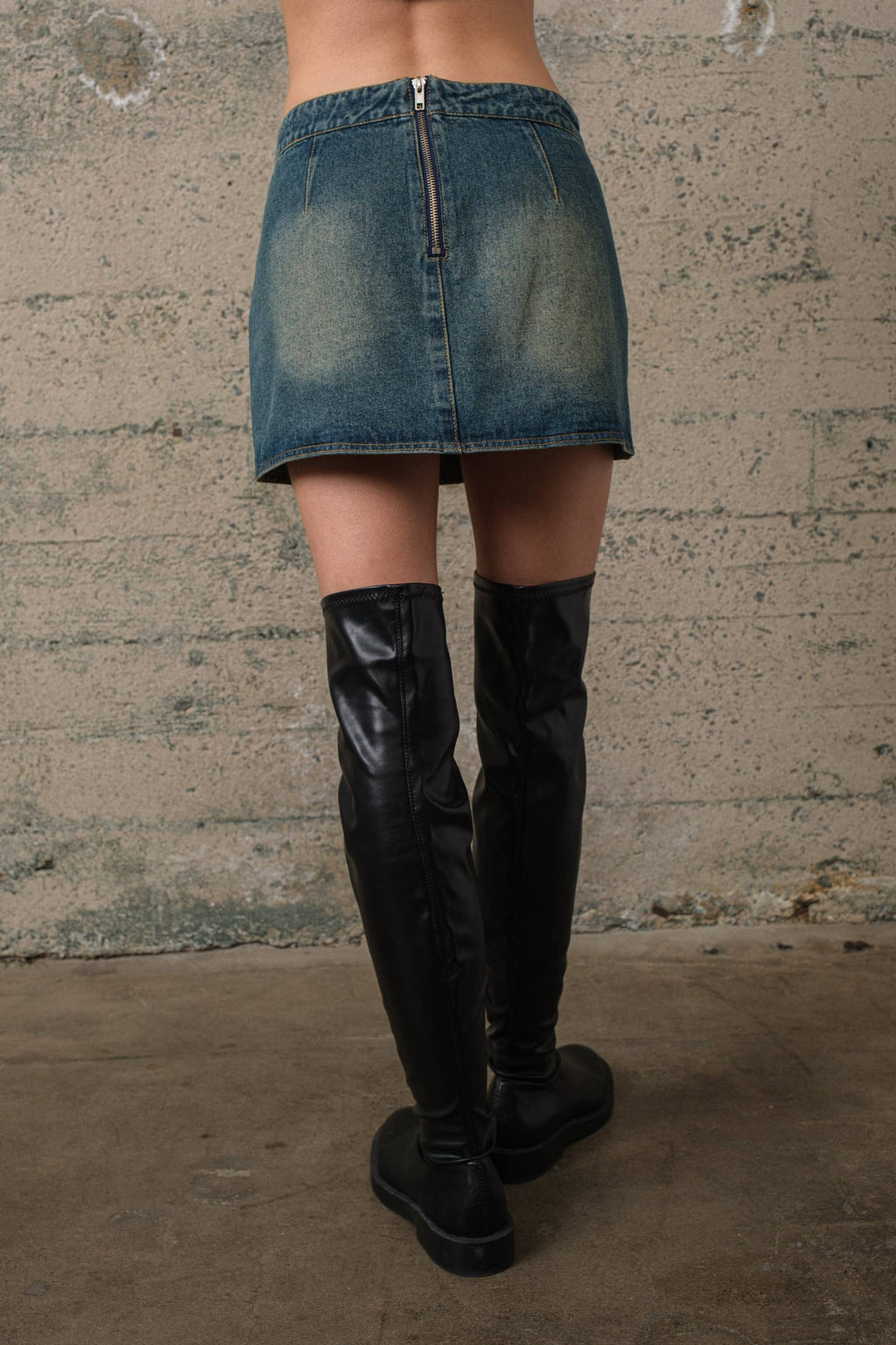 Denim Mini Skirt