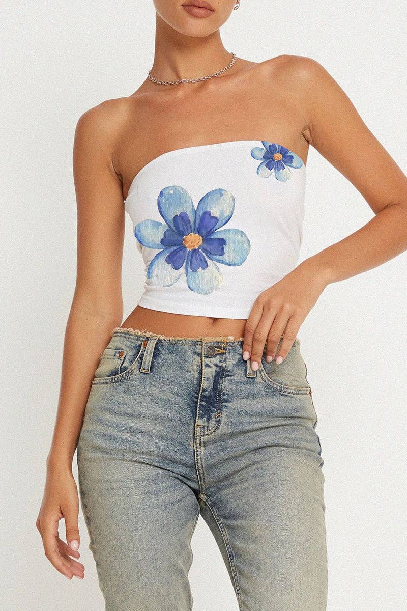 Floral Tube Top