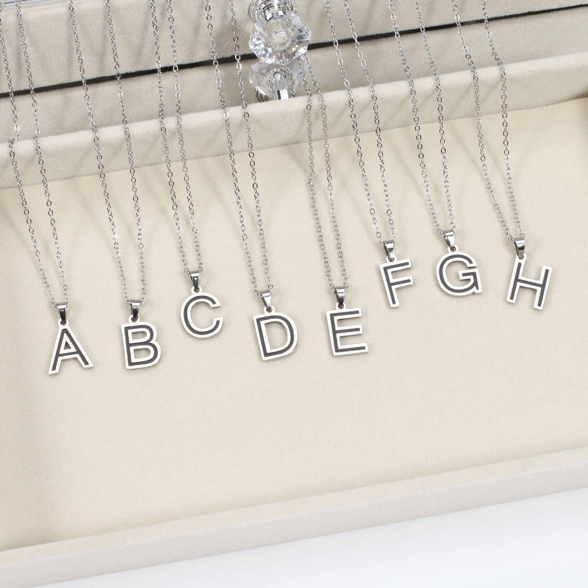 Stainless Initial Necklace
