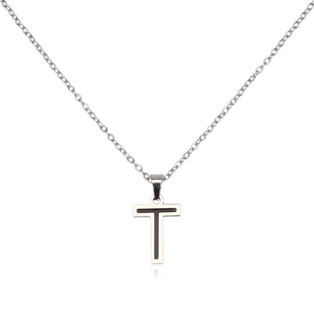 Stainless Initial Necklace