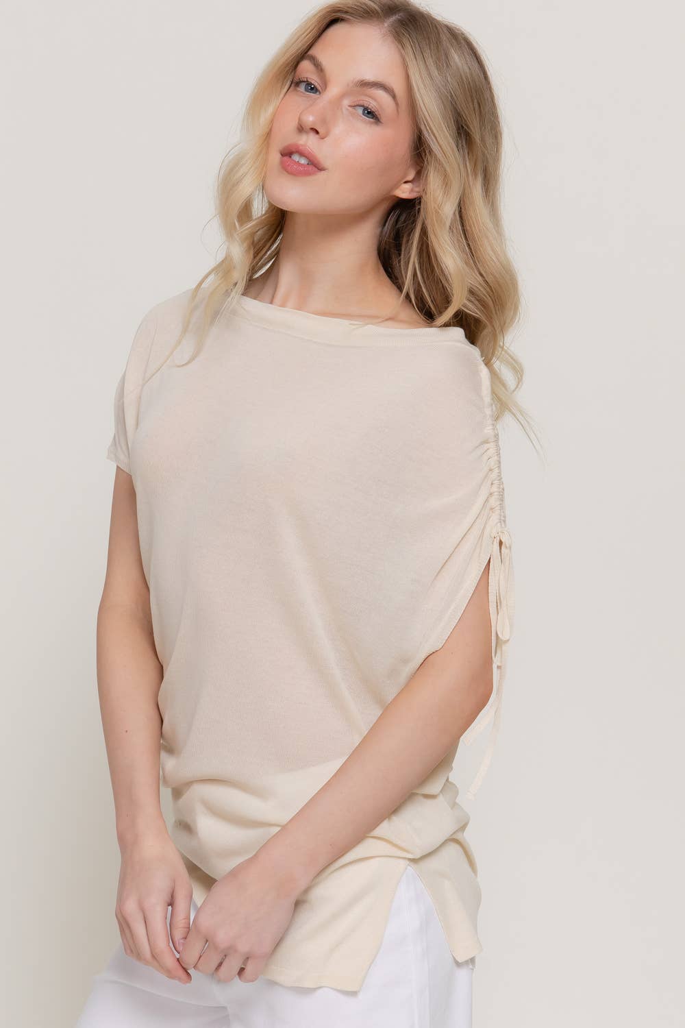 Off the Shoulder Knit Top