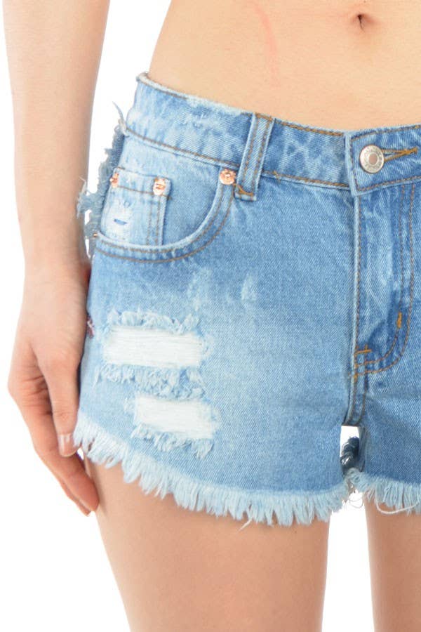 Embroidered  Shorts