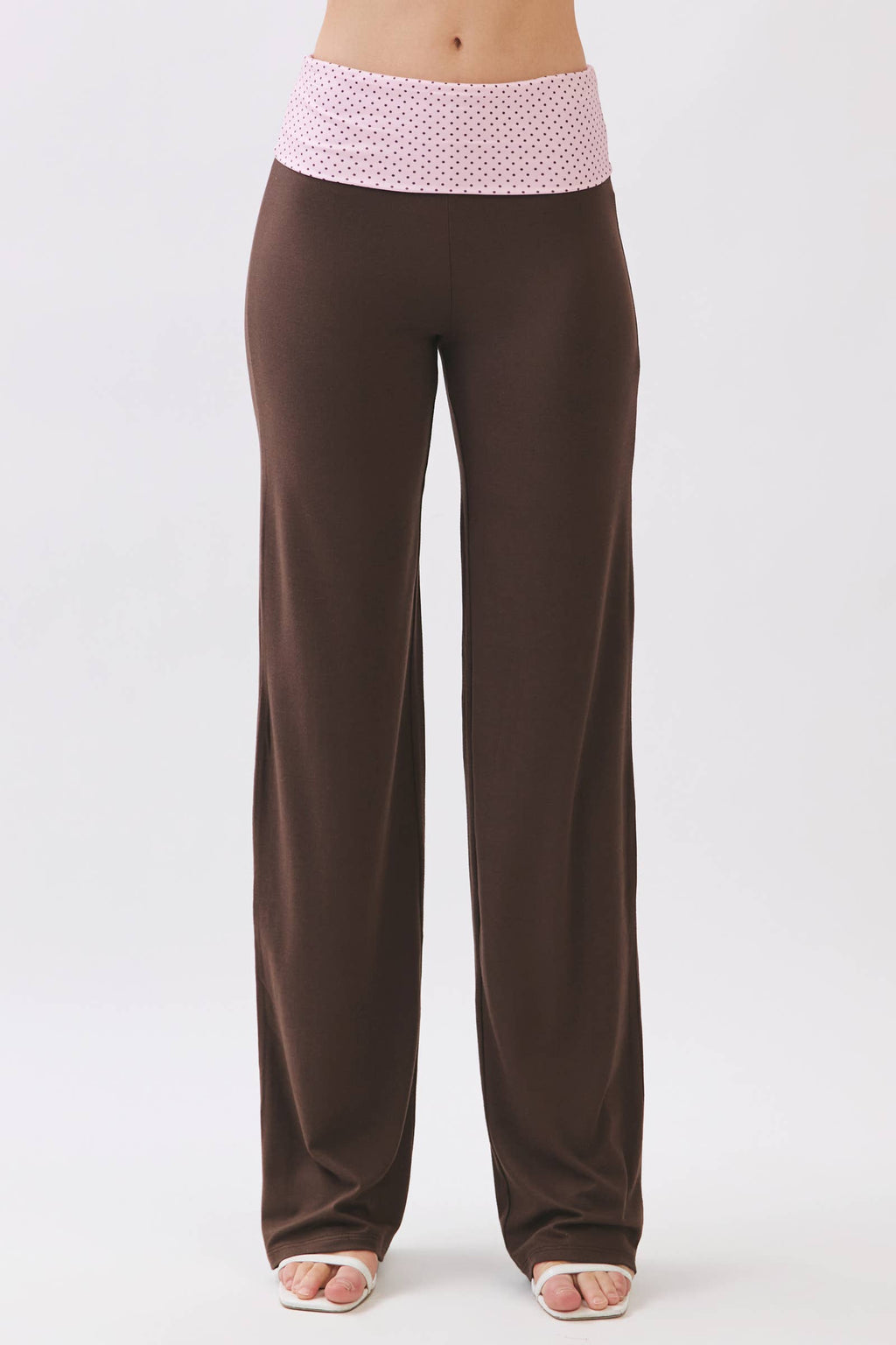 Contrast Waistband Pant