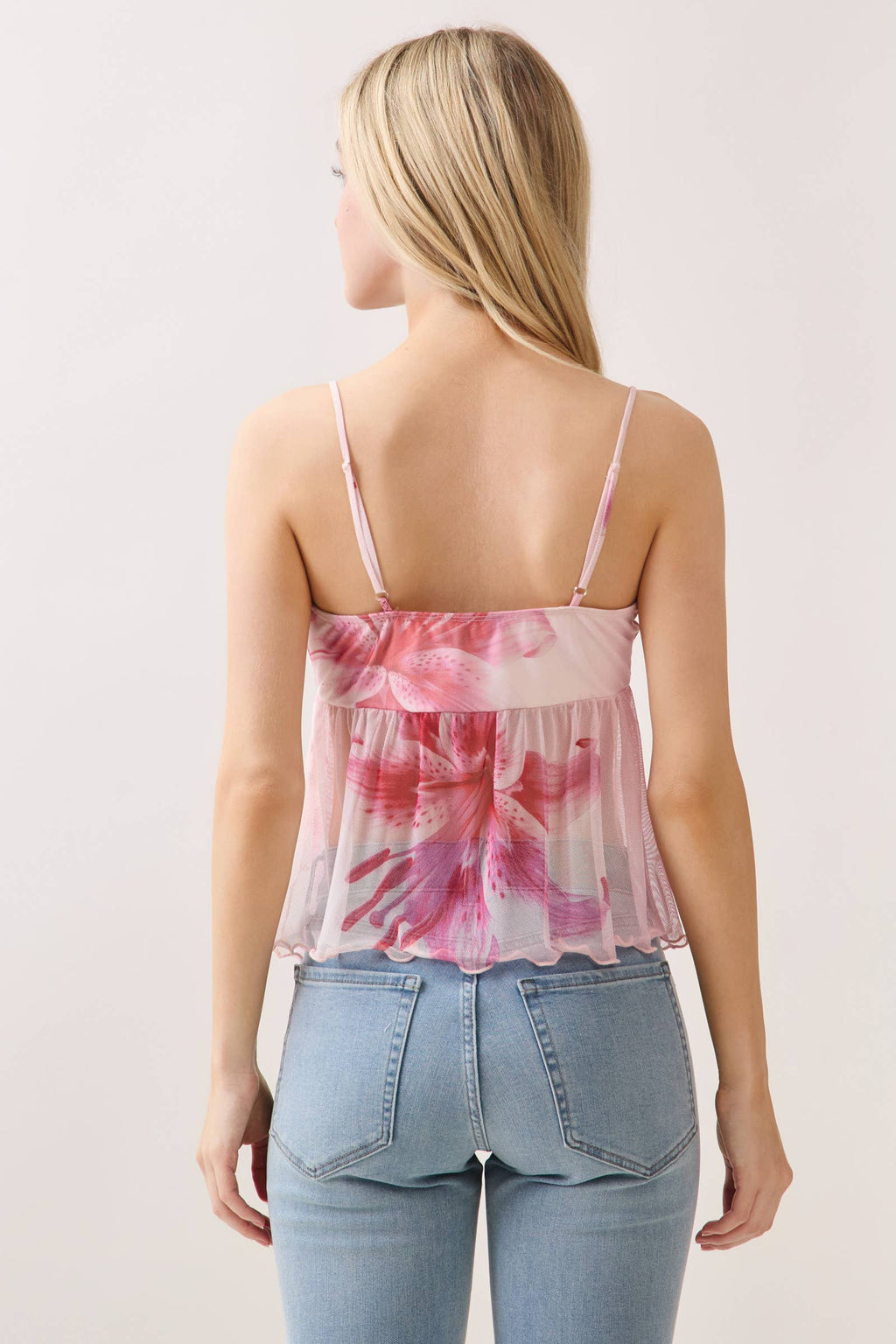 Mesh Twist Front Tank