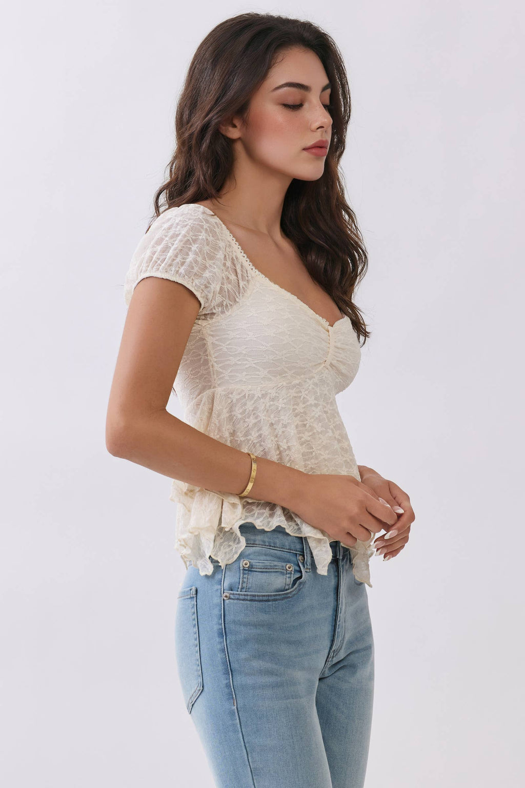 Lace Babydoll Tee