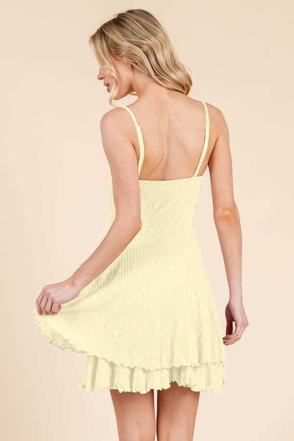 Layered Lace Mini Dress