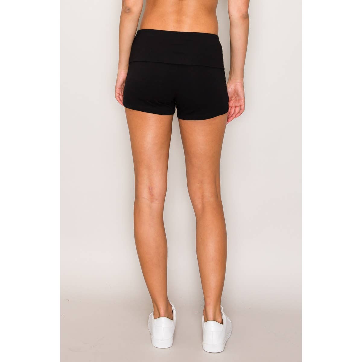 Cotton  Fold Over Shorts