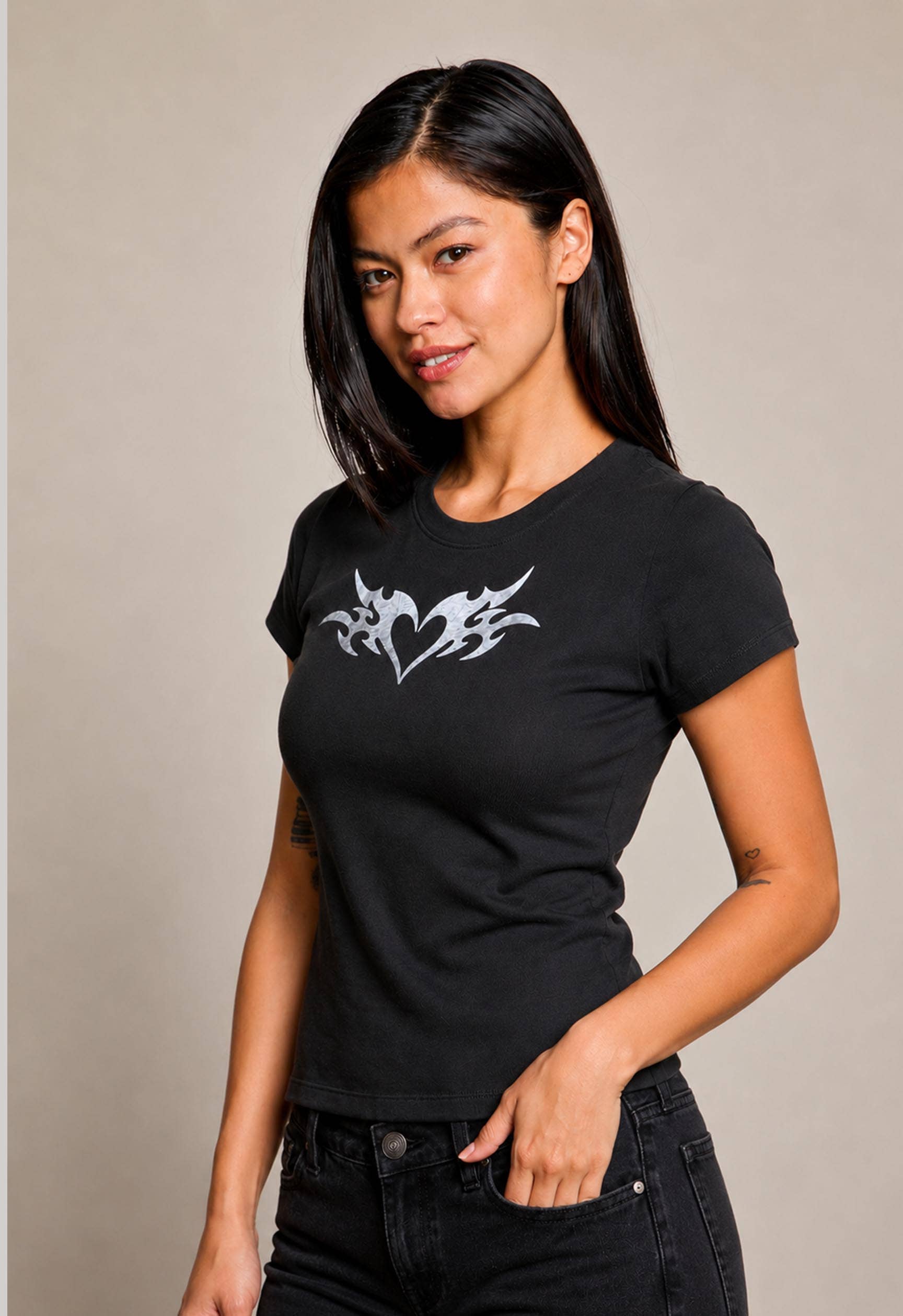 Y2K Heart Tee