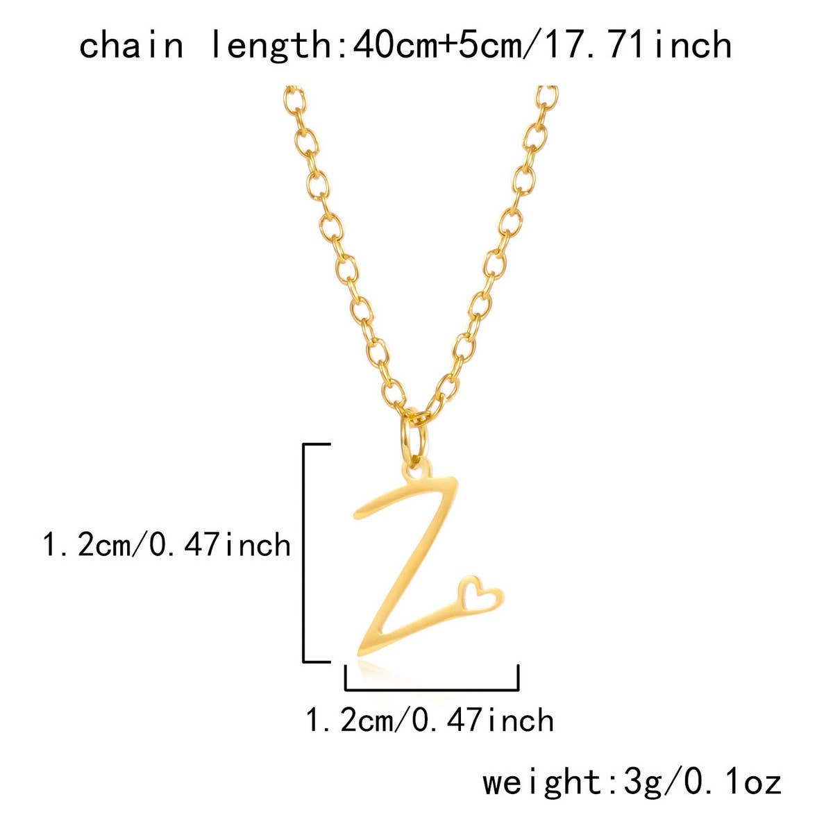 Cursive Initial Necklace