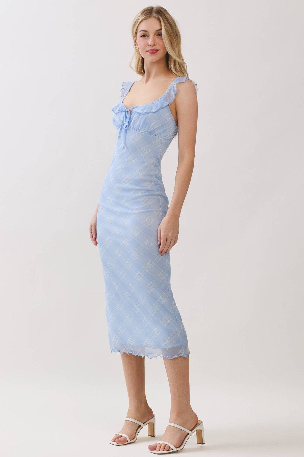 Mesh Midi Dress
