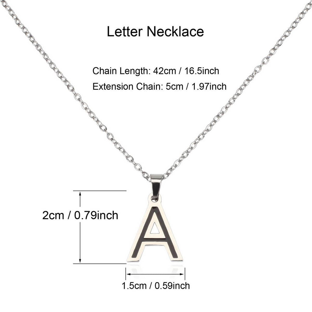 Stainless Initial Necklace