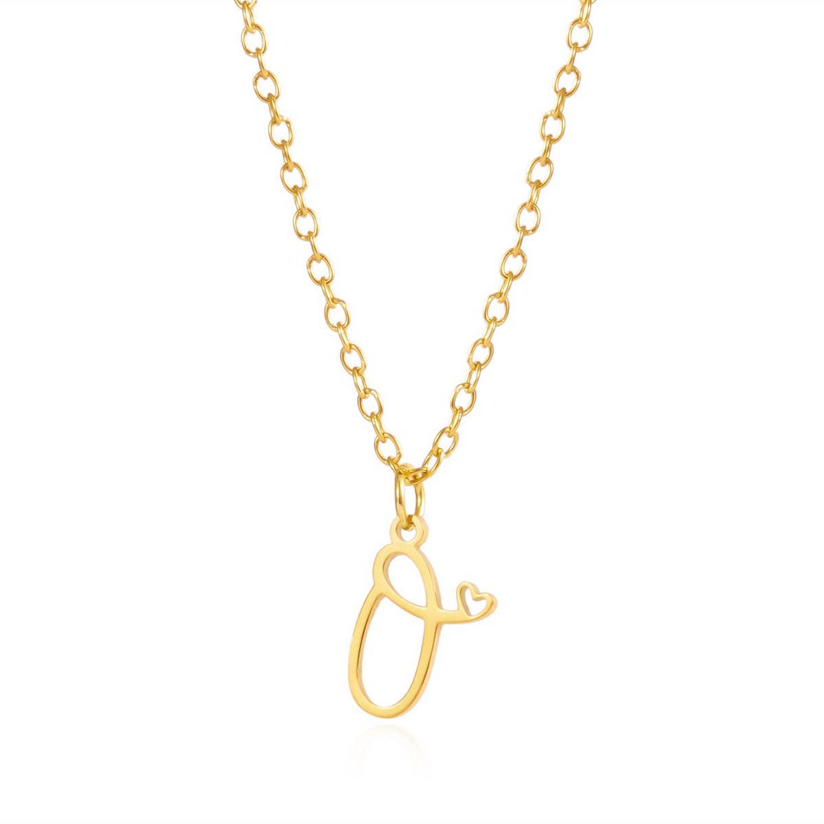Cursive Initial Necklace