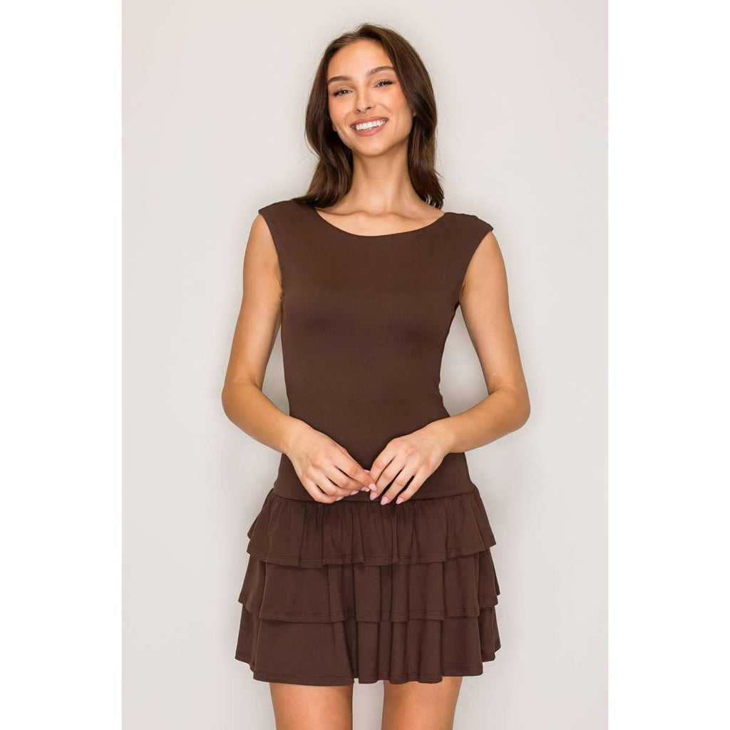 Open-Back Mini Dress