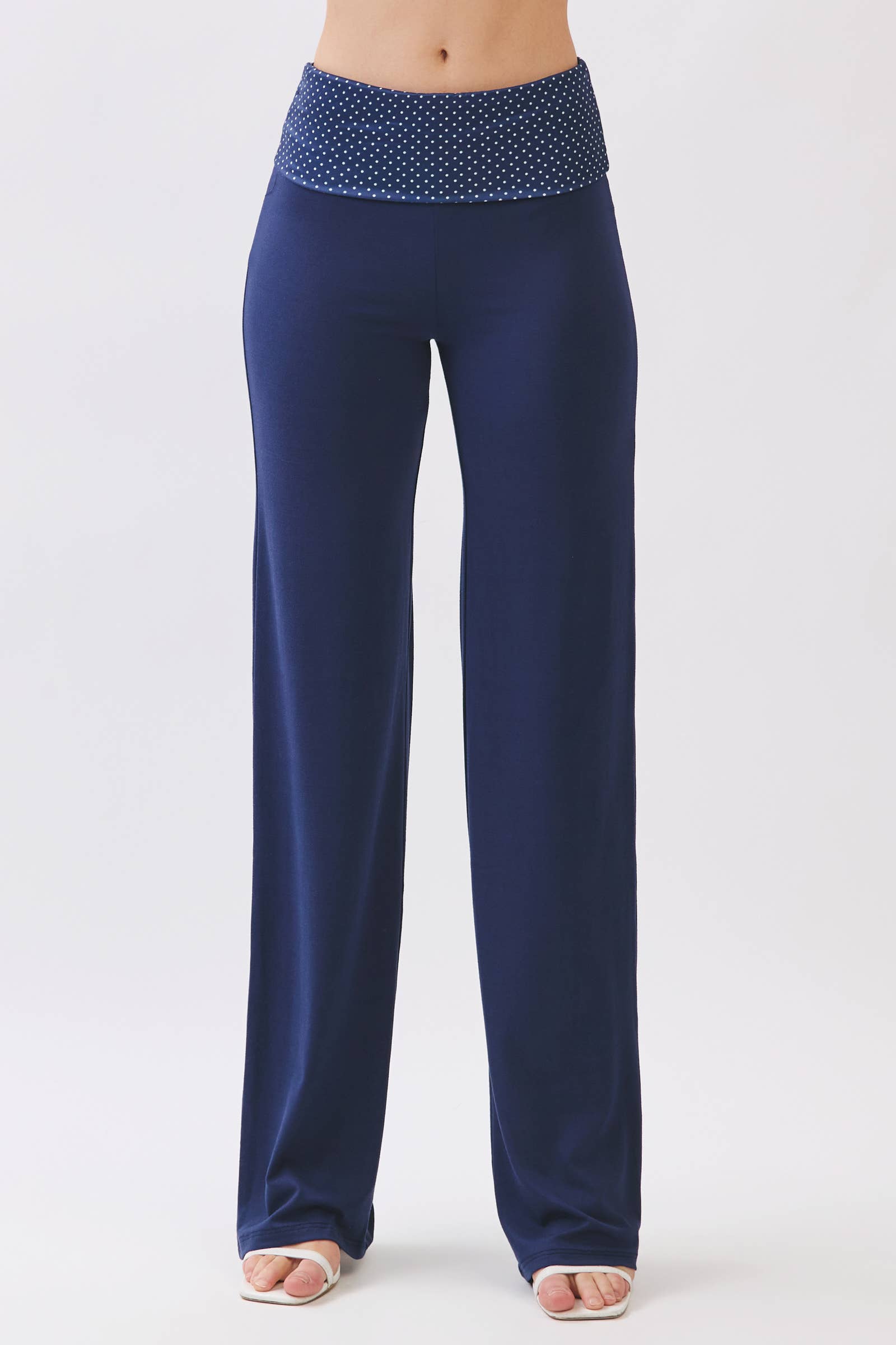 Contrast Waistband Pant
