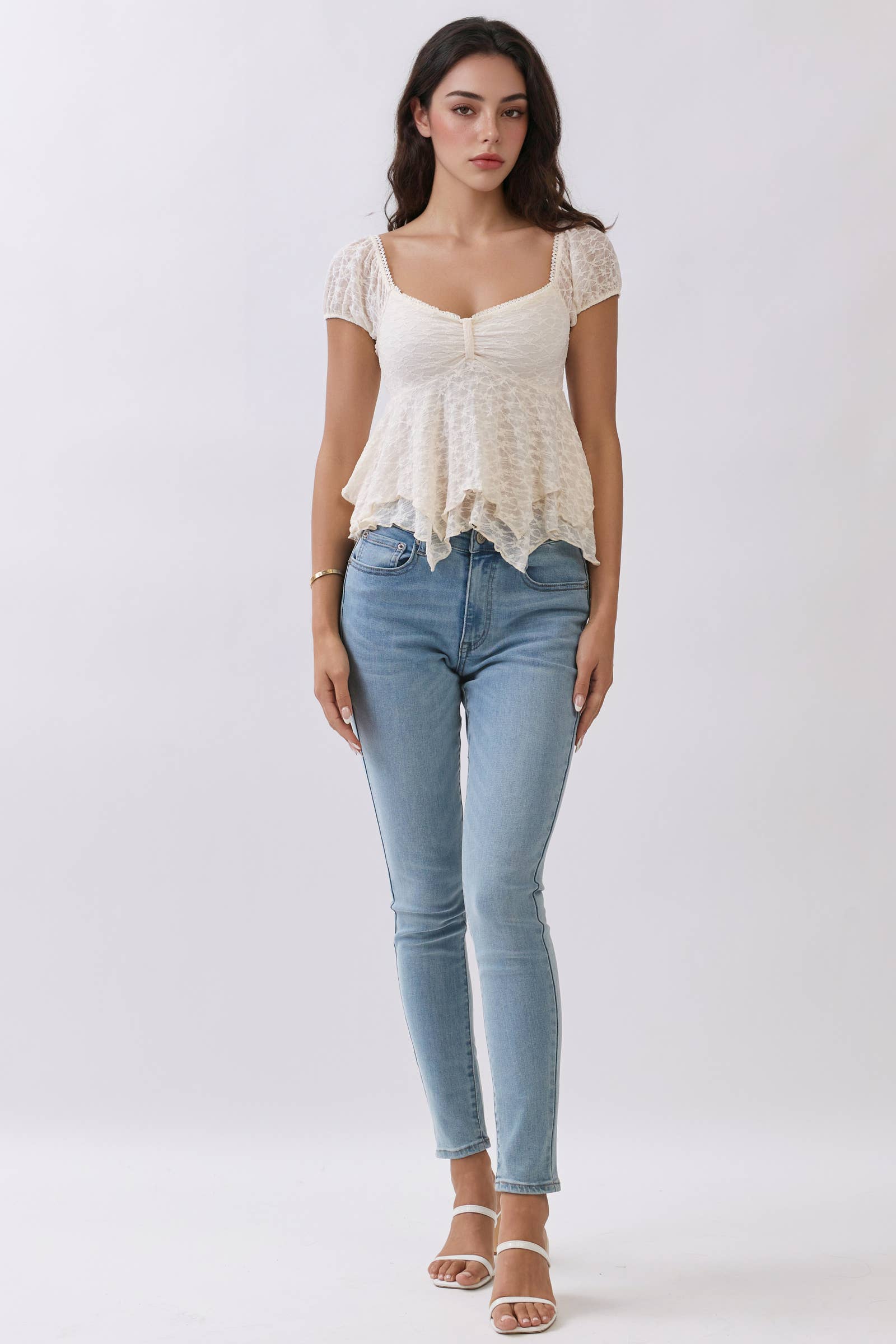 Lace Babydoll Tee