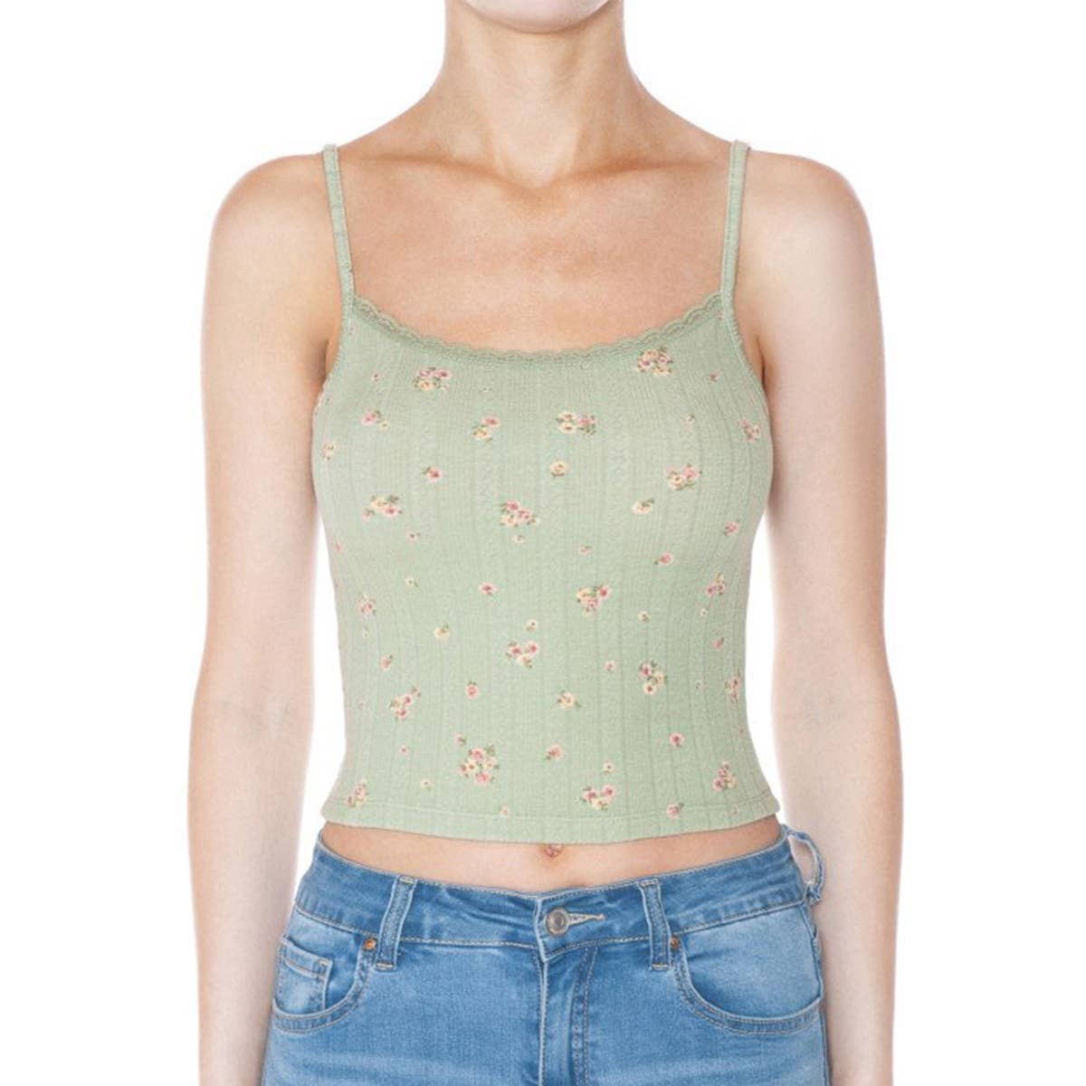 Pointelle Tank Top