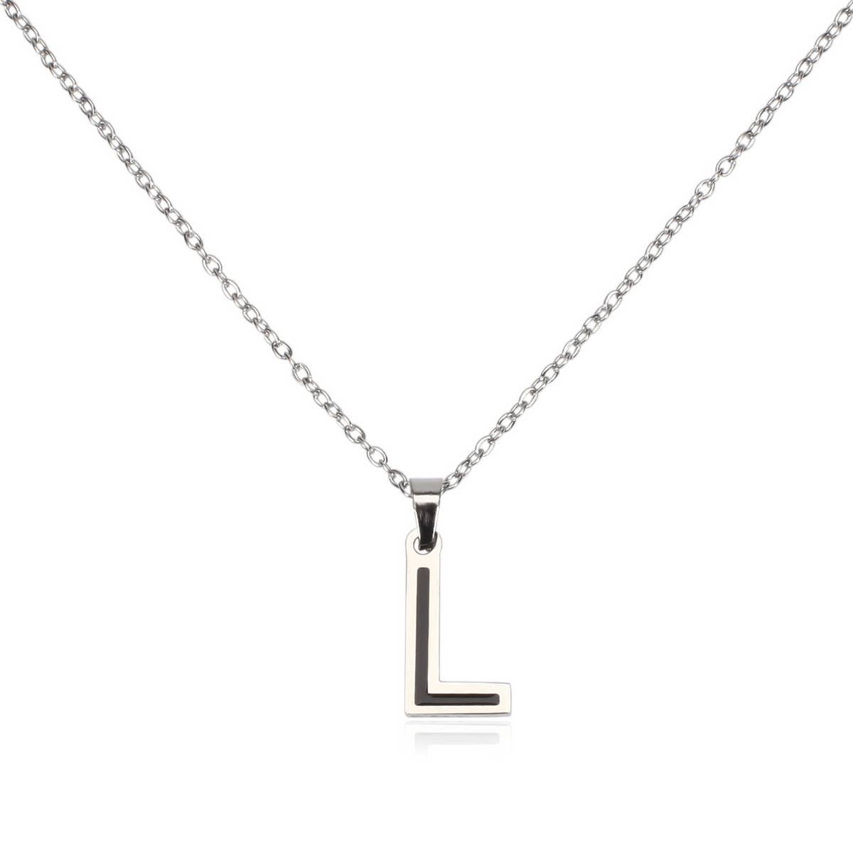 Stainless Initial Necklace